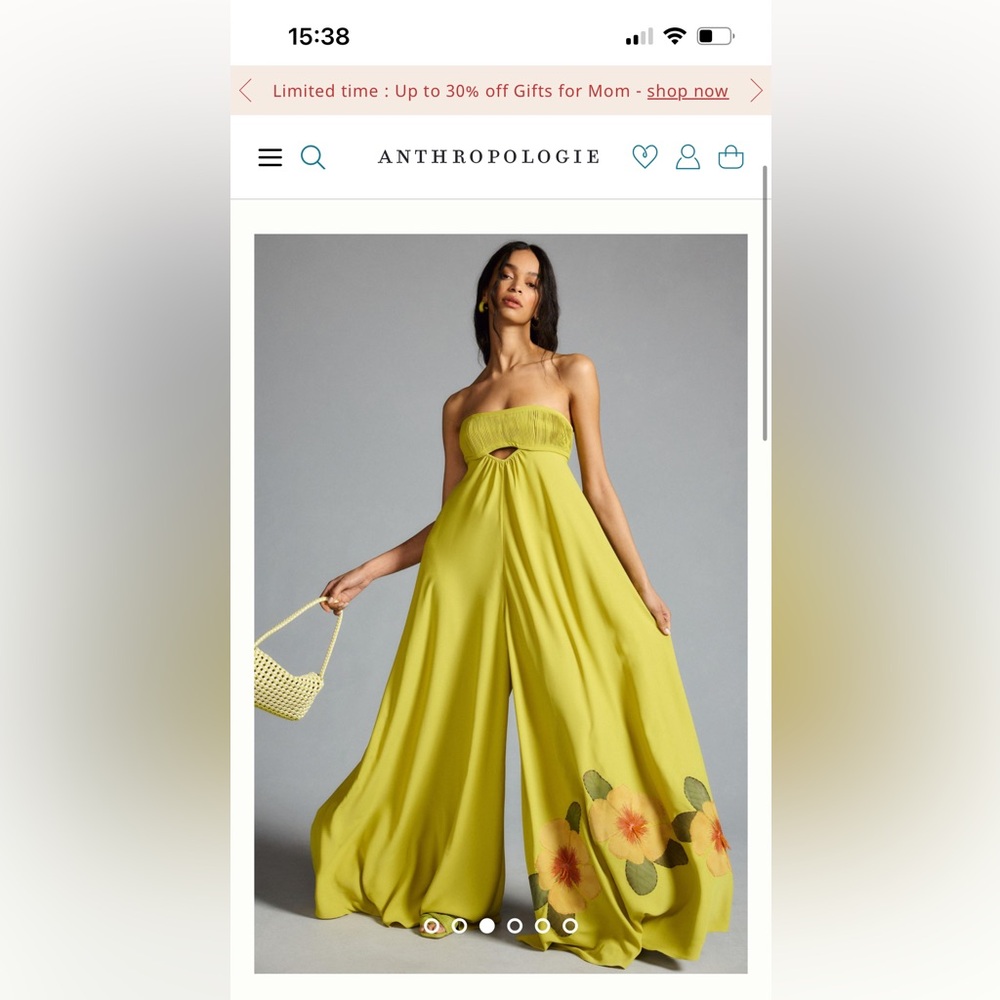 Anthropologie Rare Zunilda Gutierrez Bejuco Jumpsuit